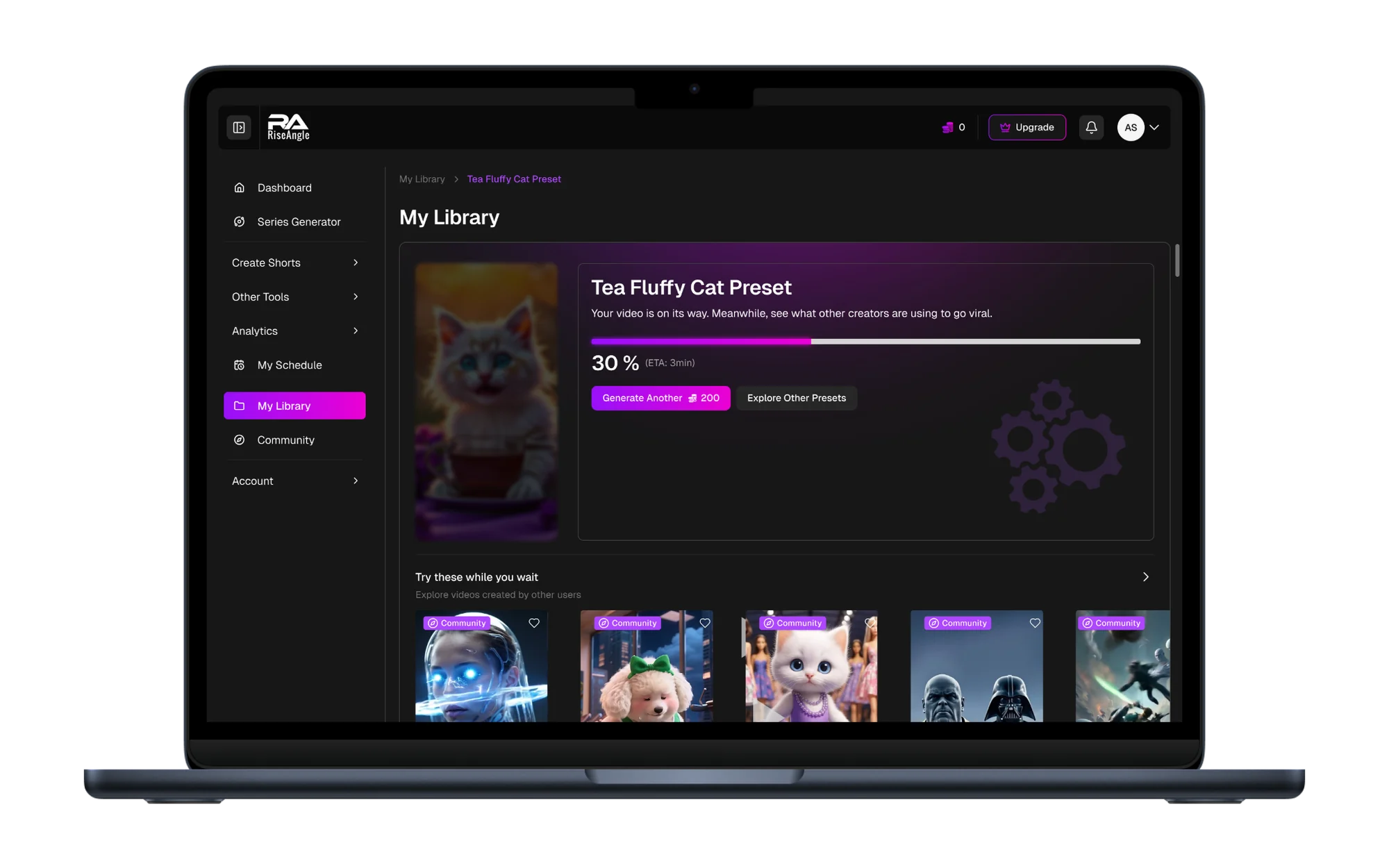 Generation latency as a design surface